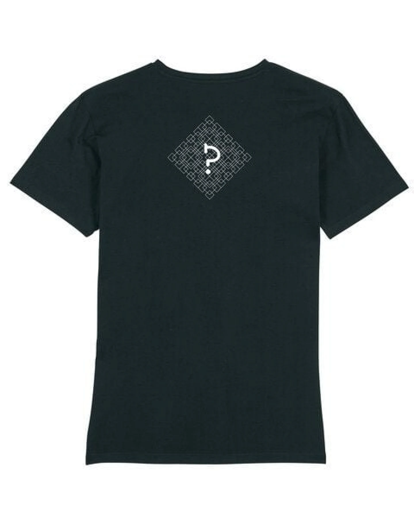 Human Family Bio Herren V-Neck T-Shirt "Geometric Questionmark" in 3 Farben – Ansicht 4