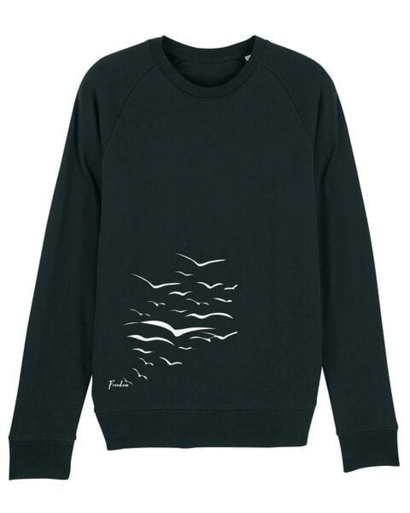 Human Family Bio Herren Sweatshirt "Practice - Free Birds" in 5 Farben – Ansicht 2