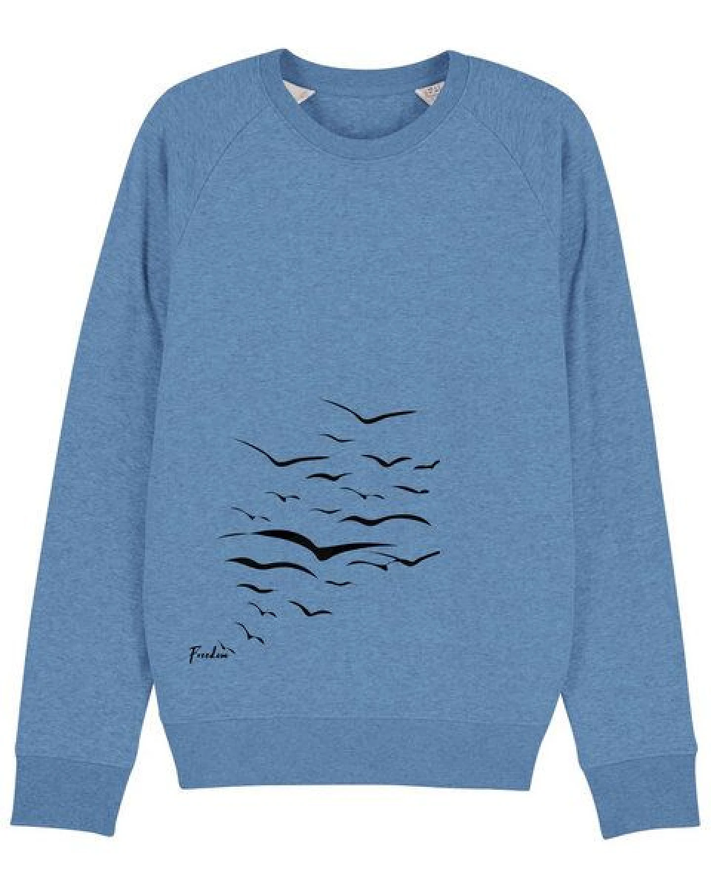 Human Family Bio Herren Sweatshirt "Practice - Free Birds" in 5 Farben – Ansicht 3