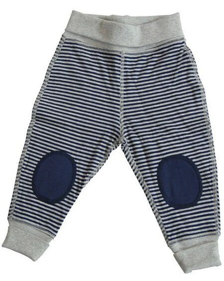 Leela Cotton Wendehose blau-beige Bio-Baumwolle Hose
