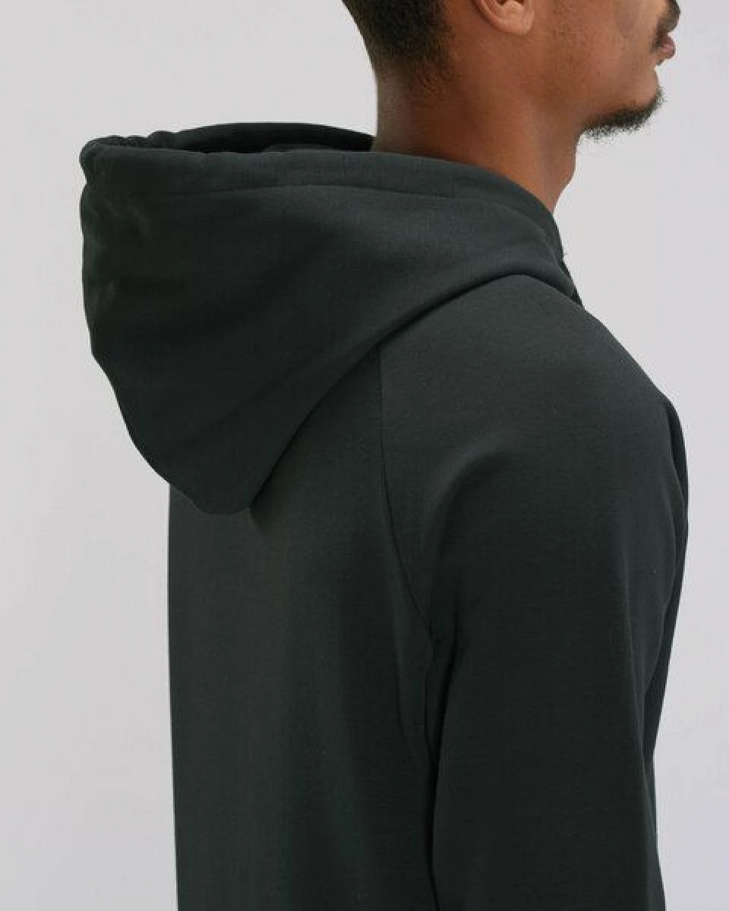 Human Family Bio Herren Hoodie "Reaper - Geometric Questionmark" in 5 Farben – Ansicht 2