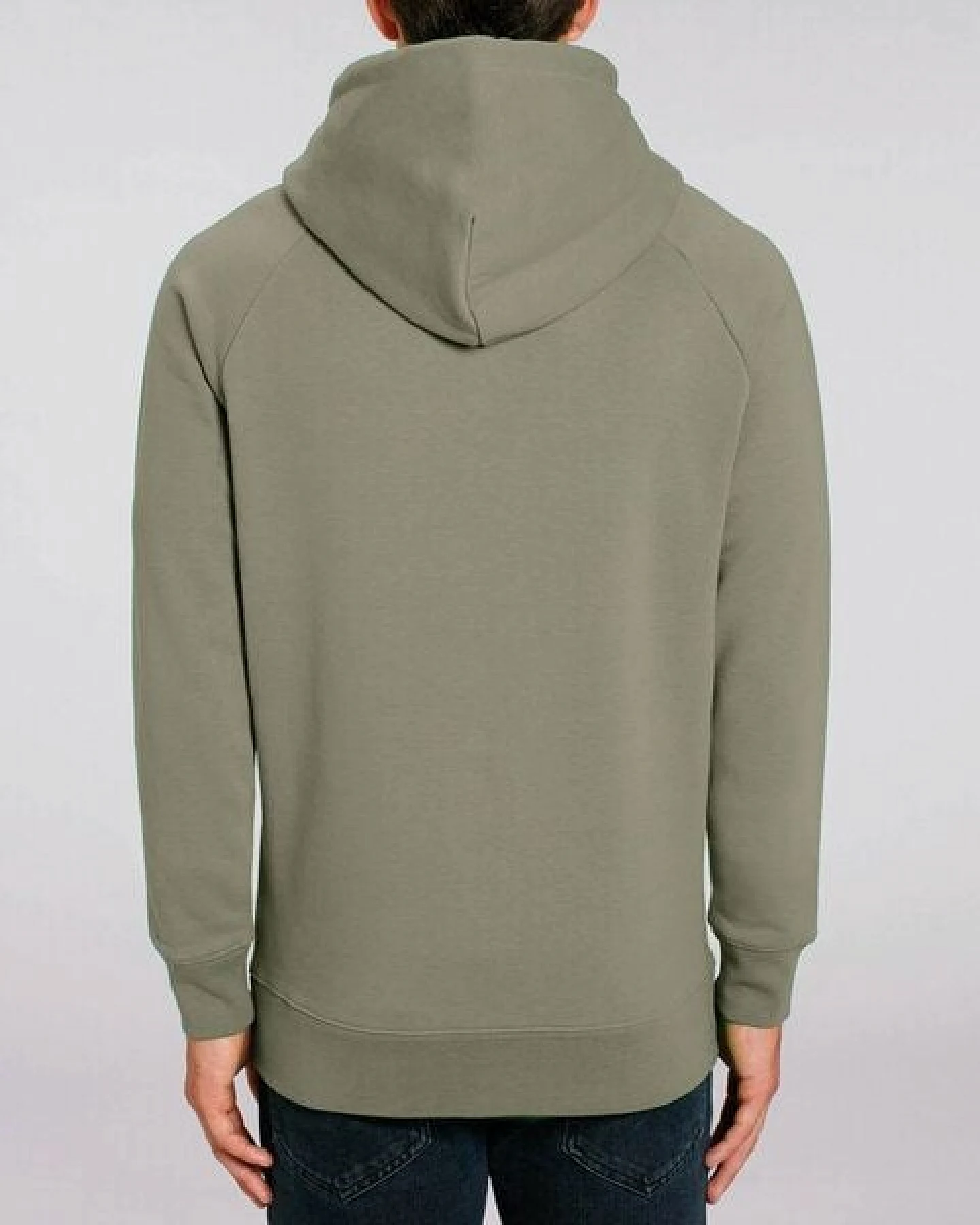 Human Family Bio Herren Hoodie "Reaper - Geometric Questionmark" in 5 Farben – Ansicht 4