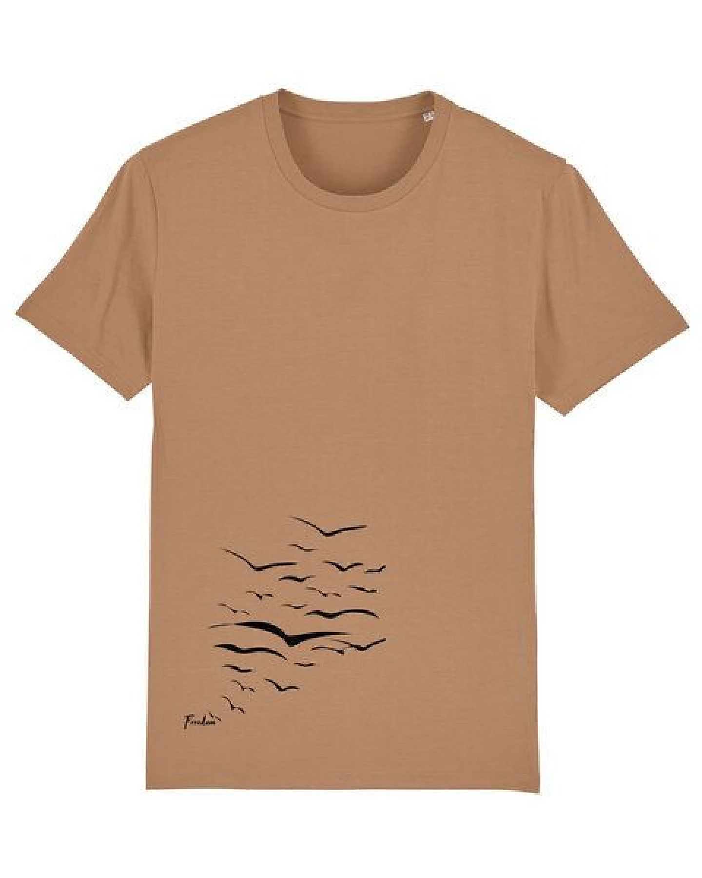 Human Family Bio Unisex T-Shirt "Create - Free Birds" in verschiedenen Farben – Ansicht 2
