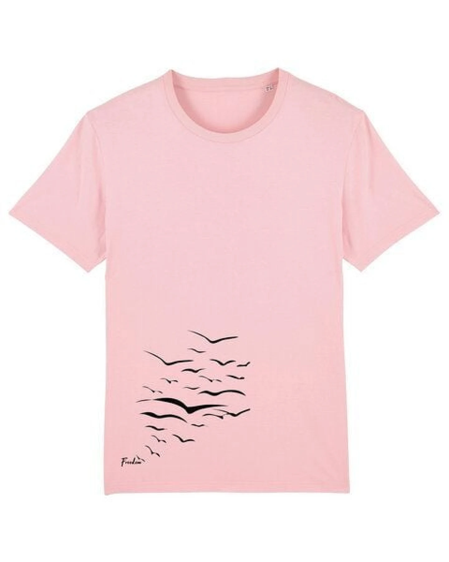 Human Family Bio Unisex T-Shirt "Create - Free Birds" in verschiedenen Farben – Ansicht 4