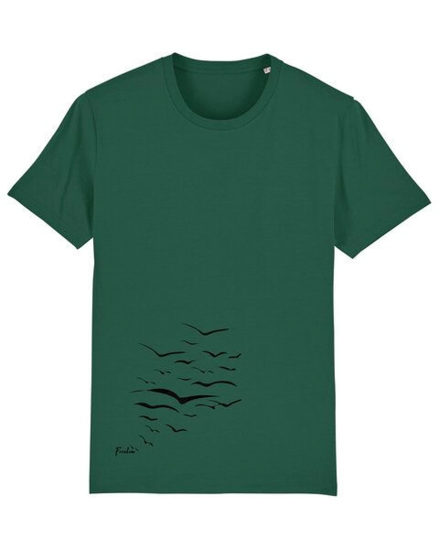Human Family Bio Unisex T-Shirt "Create - Free Birds" in verschiedenen Farben – Ansicht 4