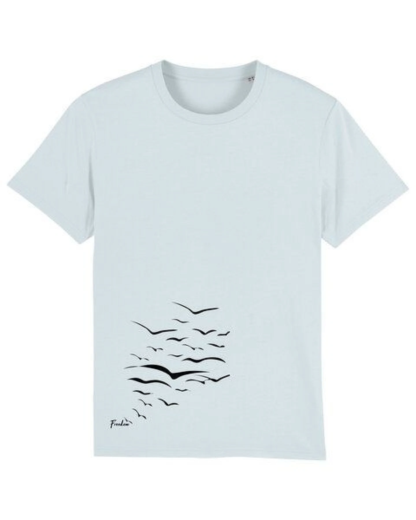Human Family Bio Unisex T-Shirt "Create - Free Birds" in verschiedenen Farben – Ansicht 2
