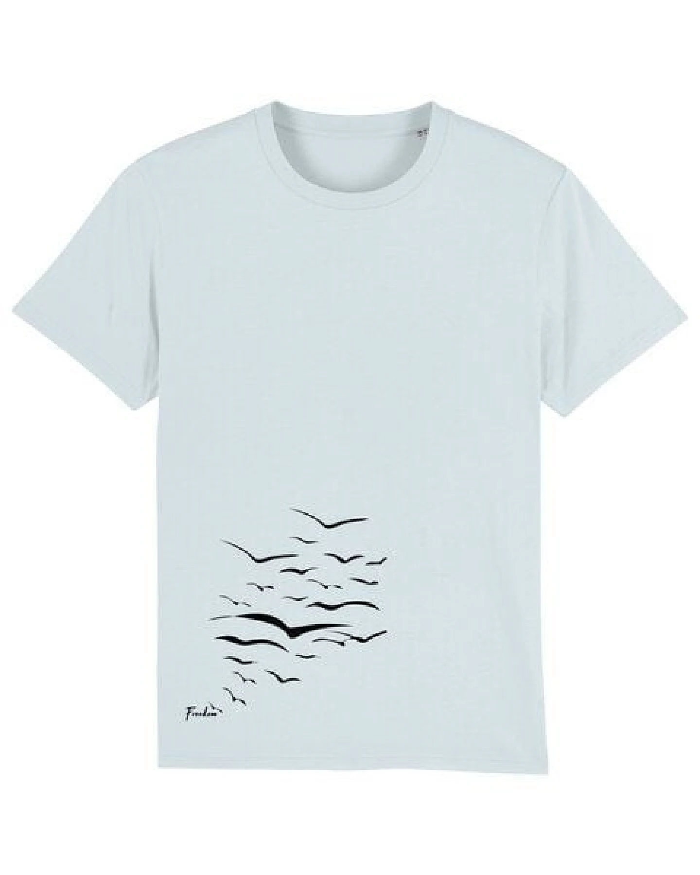 Human Family Bio Unisex T-Shirt "Create - Free Birds" in verschiedenen Farben – Ansicht 2