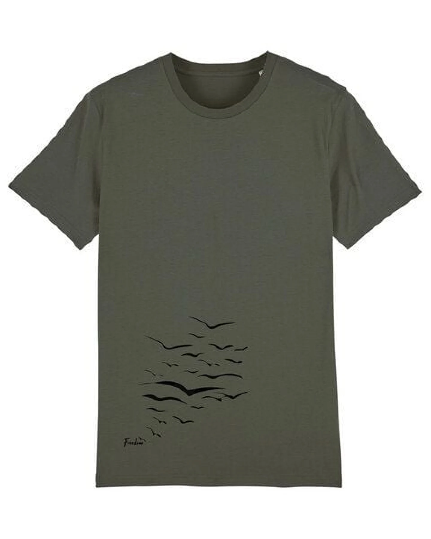 Human Family Bio Unisex T-Shirt "Create - Free Birds" in verschiedenen Farben aus Bio-Baumwolle – Ansicht 3