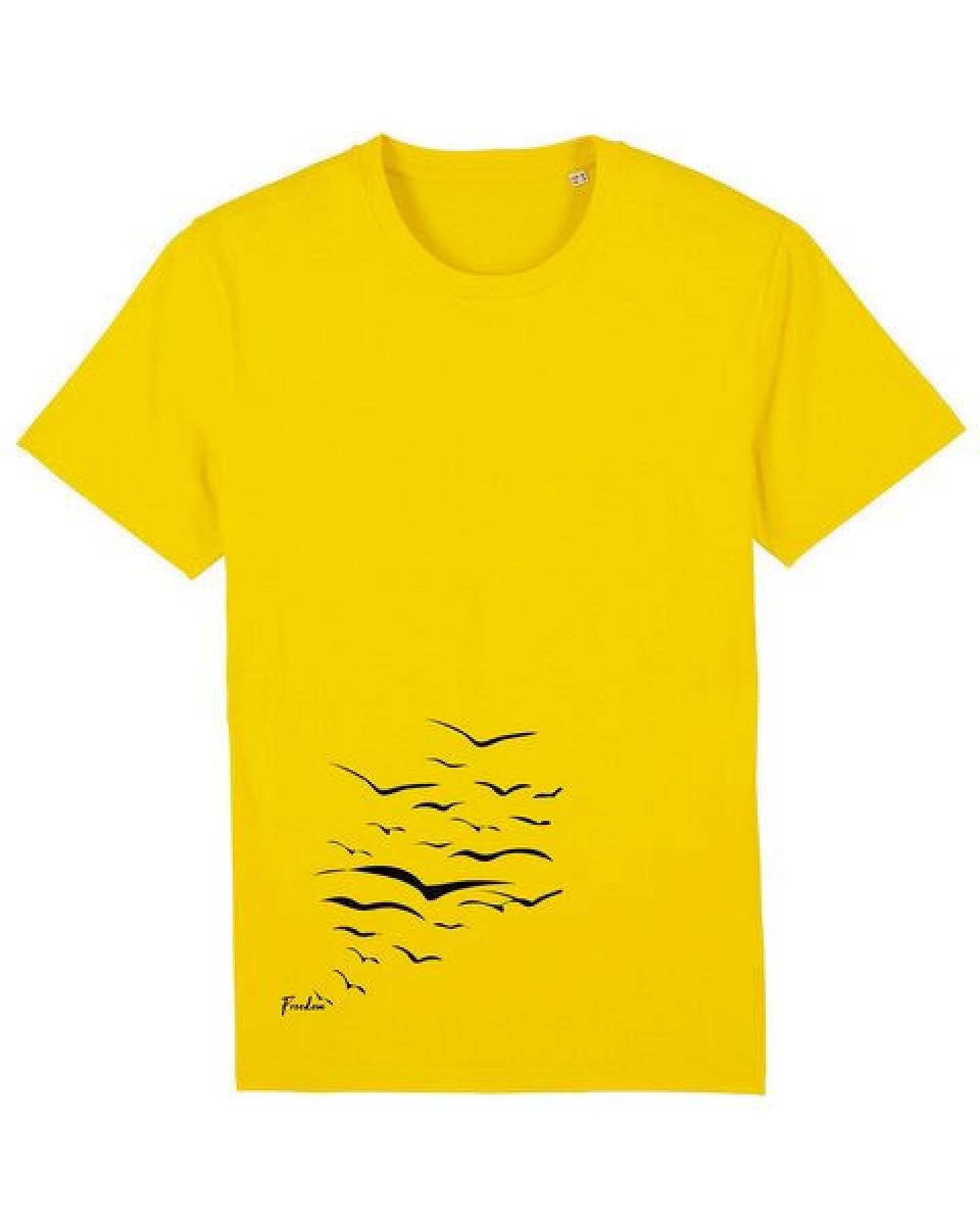 Human Family Bio Unisex T-Shirt "Create - Free Birds" in verschiedenen Farben – Ansicht 2