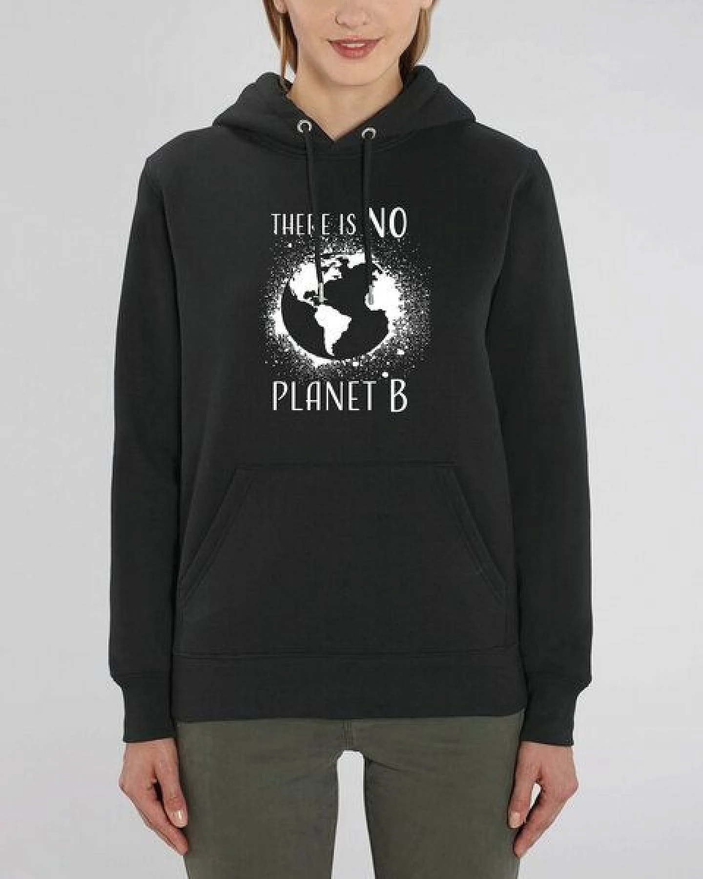Human Family Bio Unisex Hoodie - "Charmer - NO Planet B" in verschiedenen Farben – Ansicht 2