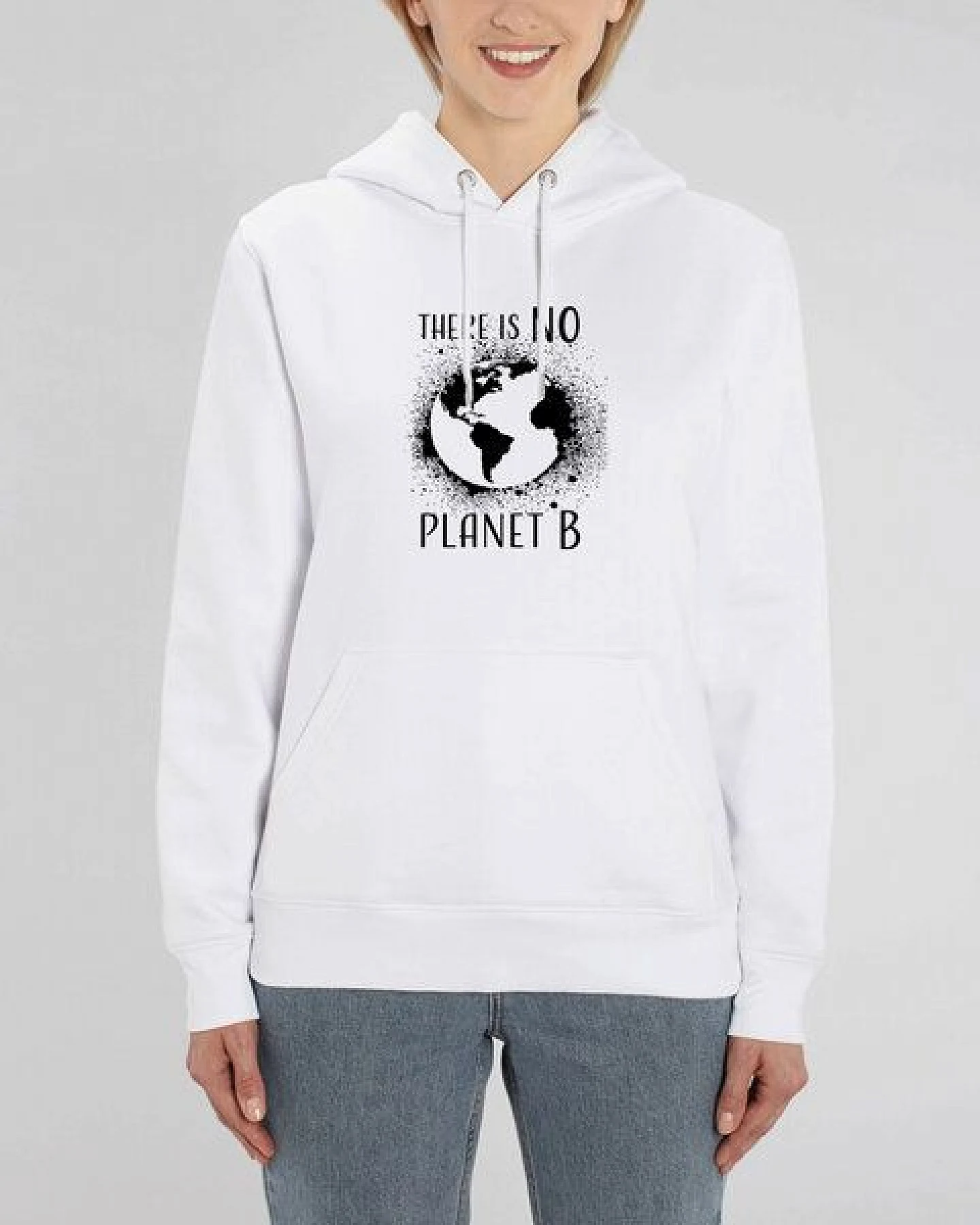 Human Family Bio Unisex Hoodie - "Charmer - NO Planet B" in verschiedenen Farben – Ansicht 3