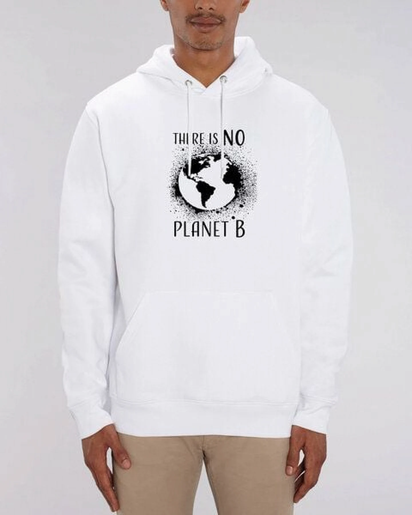 Human Family Bio Unisex Hoodie - "Charmer - NO Planet B" in verschiedenen Farben – Ansicht 3