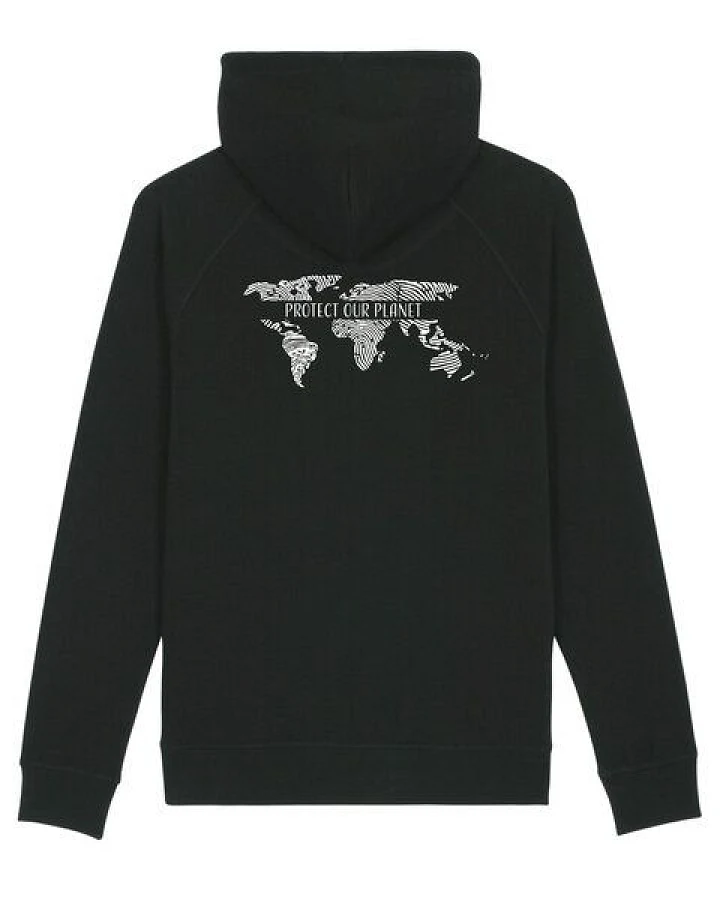 Human Family Bio Unisex Hoodie - "Shelter - Protect our Planet"