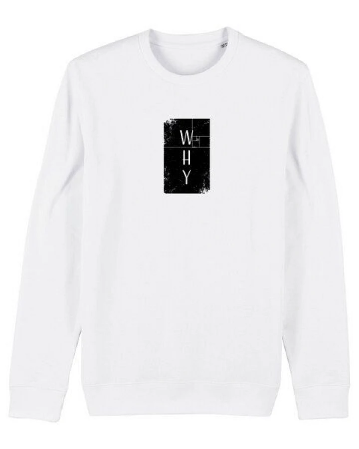 Human Family Bio Unisex Rundhals-Sweatshirt - "Switch - WHY" mit 85 % Bio-Baumwolle