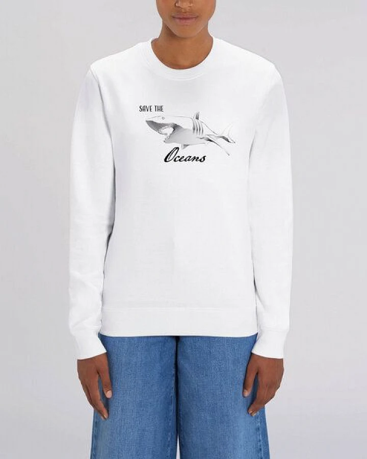Human Family Bio Unisex Rundhals-Sweatshirt - "Switch - Save Oceans" in 3 Farben