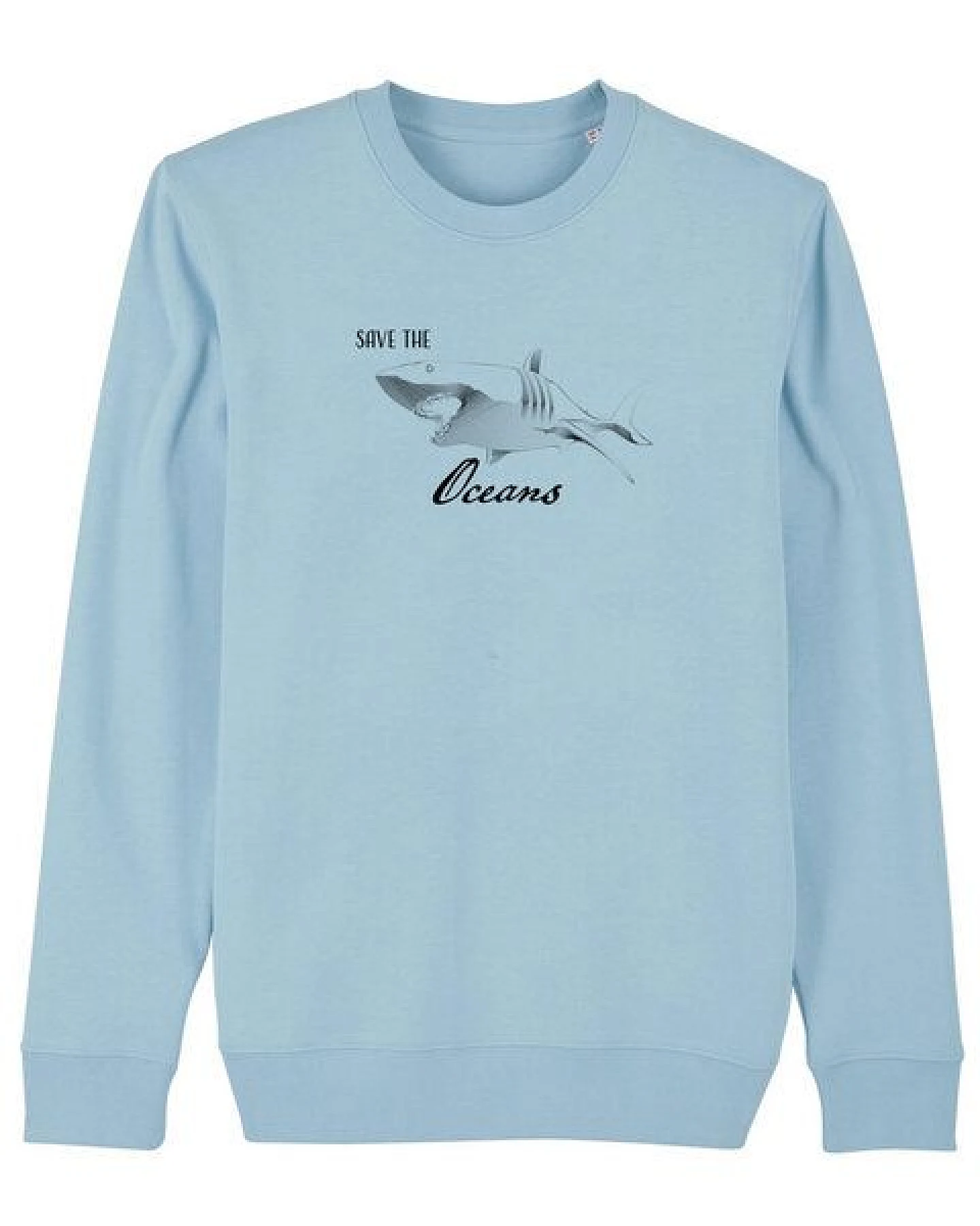 Human Family Bio Unisex Rundhals-Sweatshirt - "Switch - Save Oceans" in 3 Farben – Ansicht 3