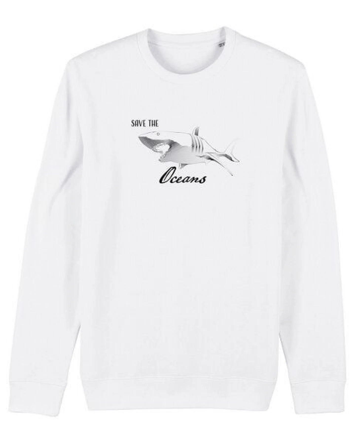 Human Family Bio Unisex Rundhals-Sweatshirt - "Switch - Save Oceans" in 3 Farben – Ansicht 3