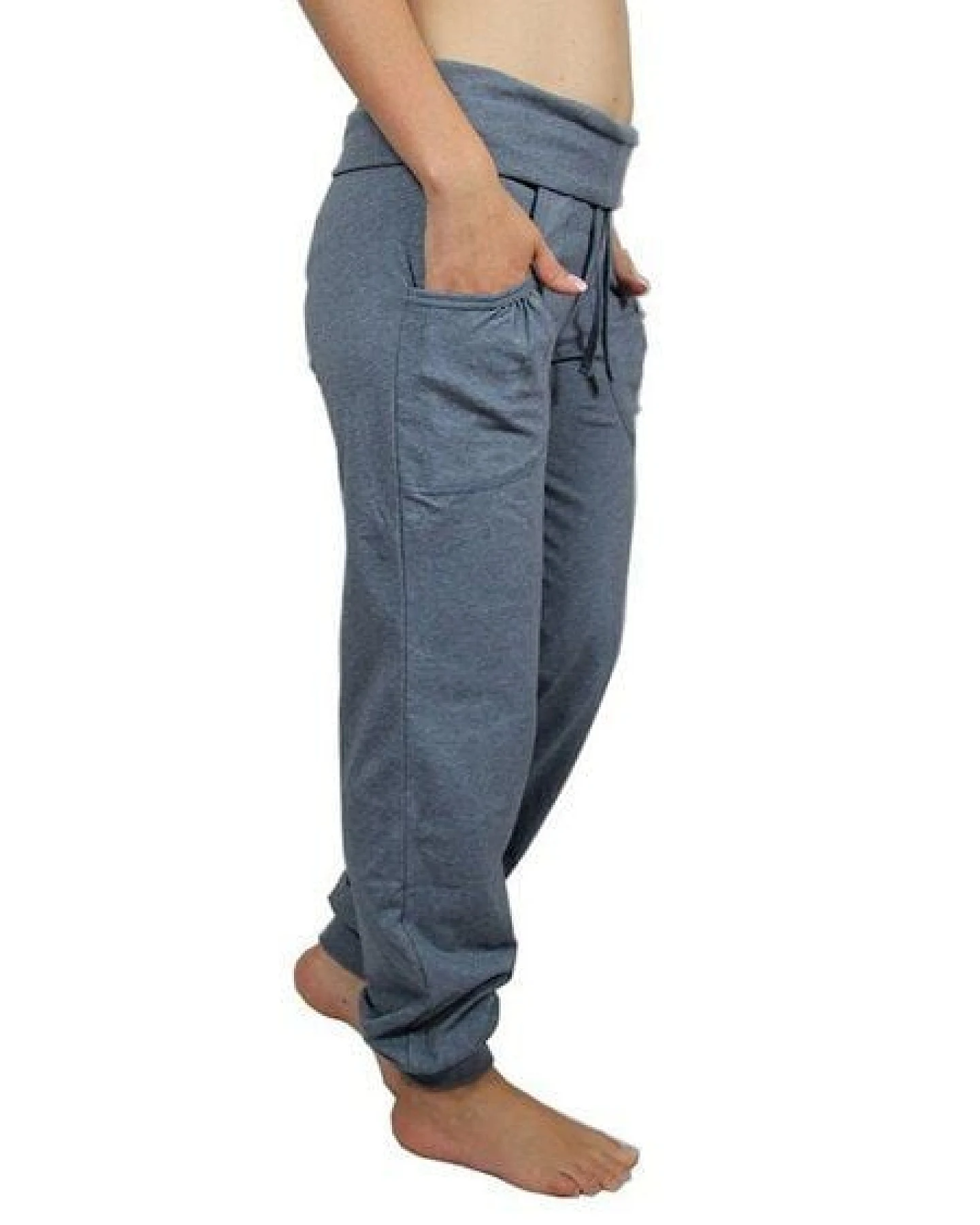 Leela Cotton Damen Yogahose Sporthose Bio-Baumwolle Fitnesshose 1811 – Ansicht 2