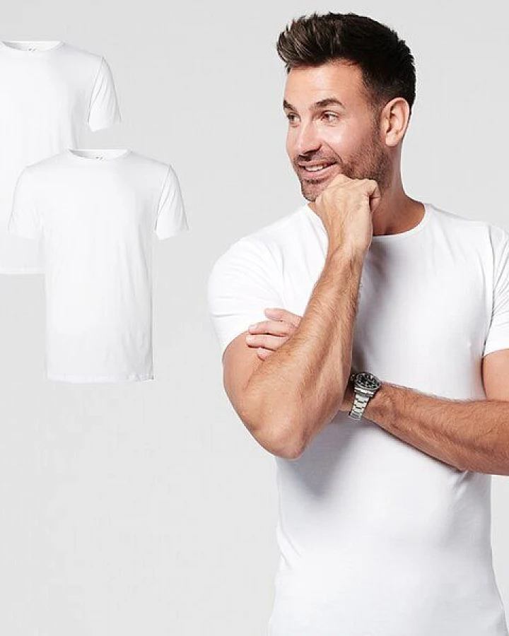 SKOT Fashion Nachhaltige T-Shirt 2-pack / Herren / O-neck / Weiß oder Schwarz