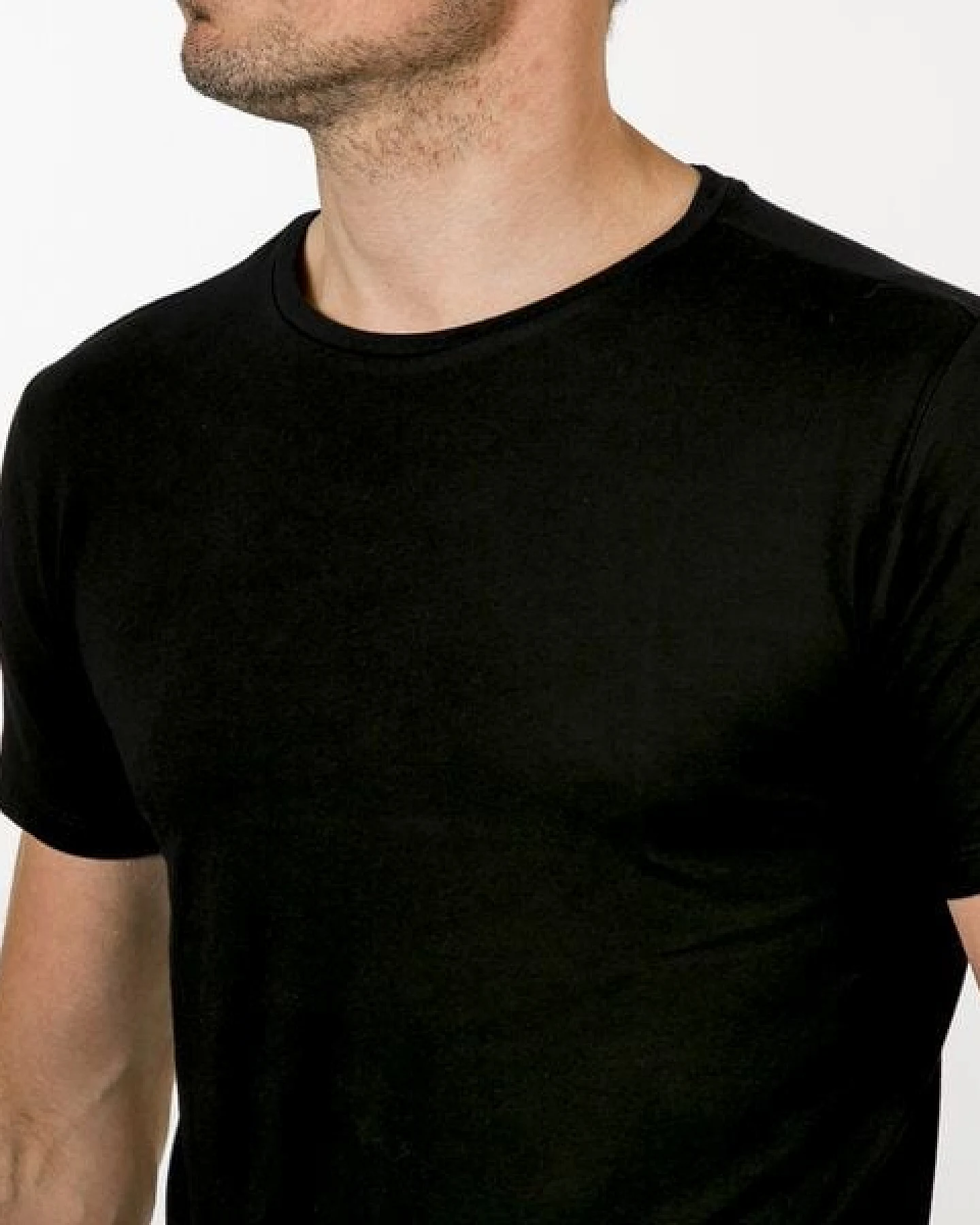 SKOT Fashion Nachhaltige T-Shirt 2-pack / Herren / O-neck / Weiß oder Schwarz – Ansicht 4