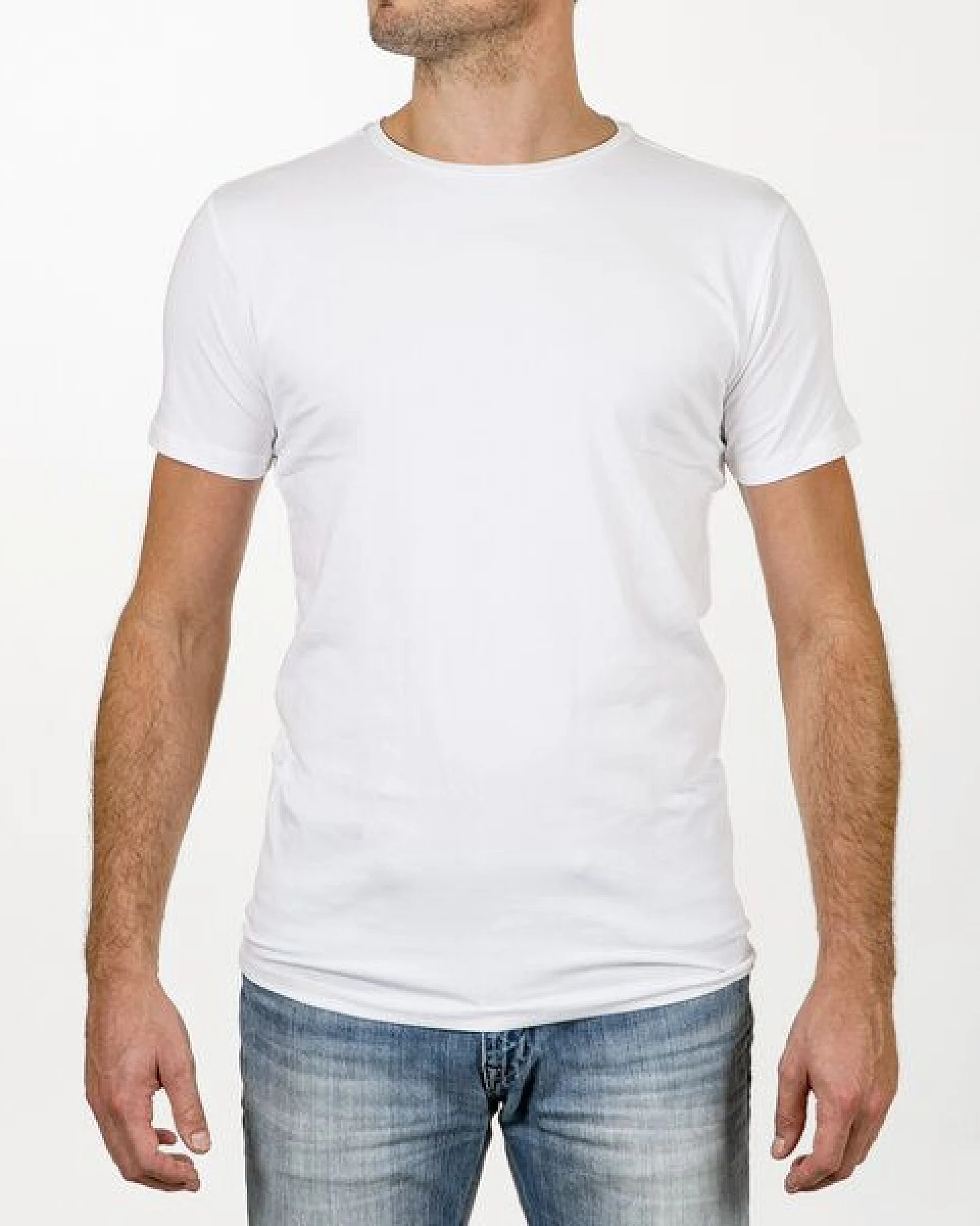SKOT Fashion Nachhaltige T-Shirt 2-pack / Herren / O-neck / Weiß oder Schwarz – Ansicht 3