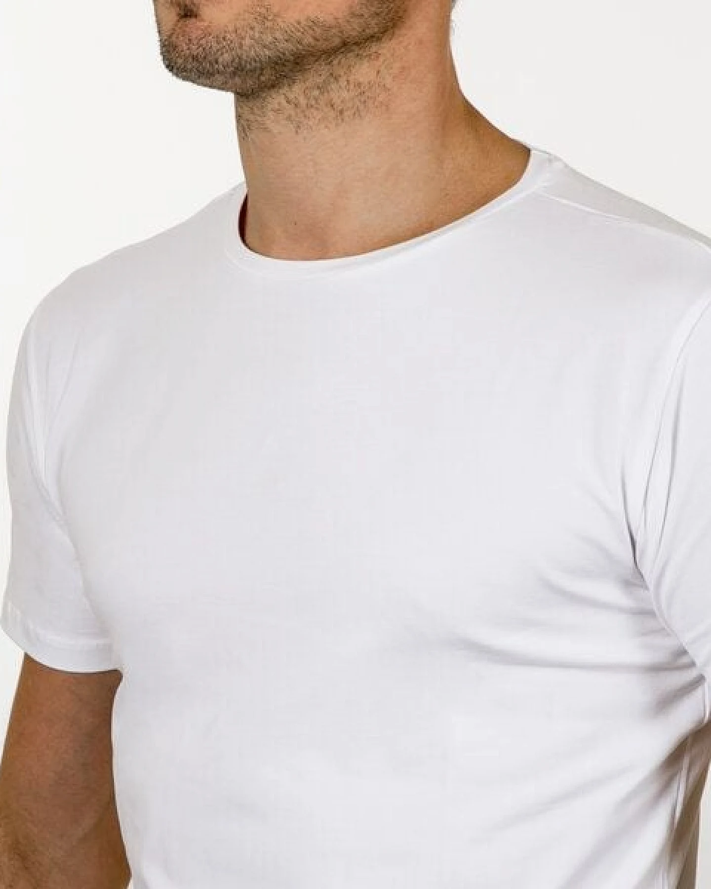SKOT Fashion Nachhaltige T-Shirt 2-pack / Herren / O-neck / Weiß oder Schwarz – Ansicht 4
