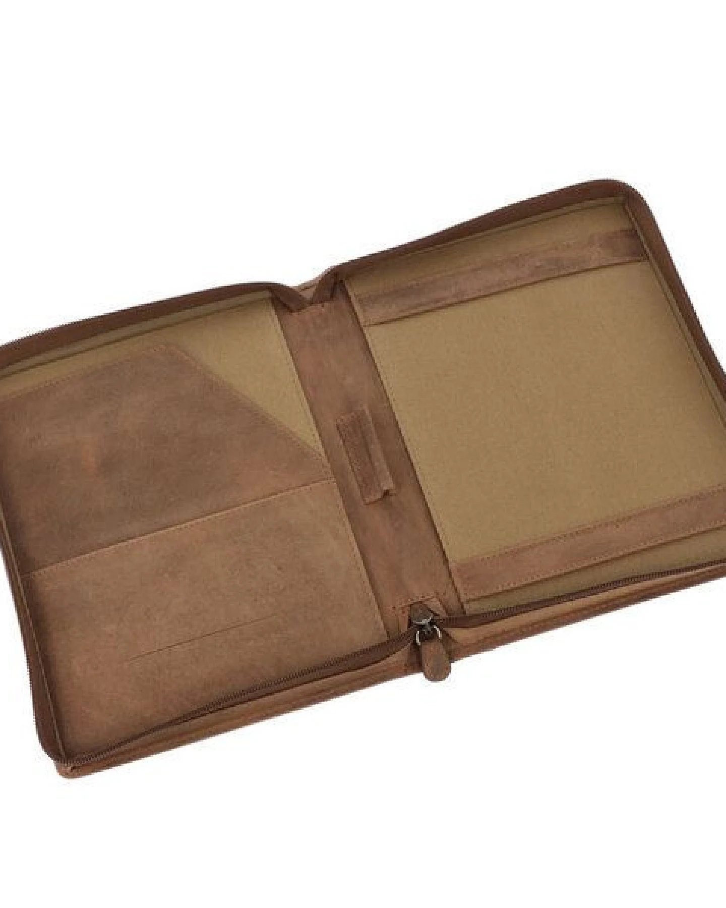 MoreThanHip Luxuriöse A5 Schreibmappe aus mattem Vintage-Ökoleder - Brighton – Ansicht 3
