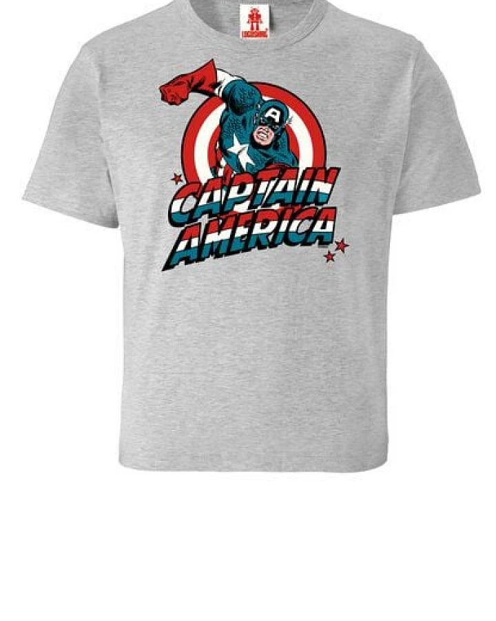 LOGOSH!RT LOGOSHIRT - Marvel Comics - Captain America - Kinder - Bio T-Shirt