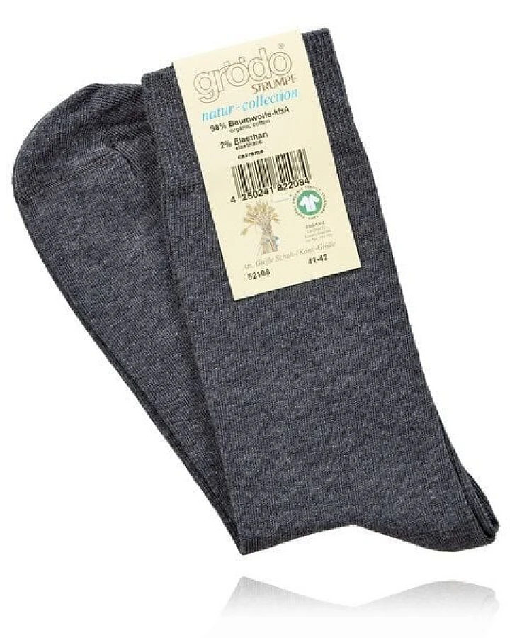 grödo graue Herrensocken (3er Pack)