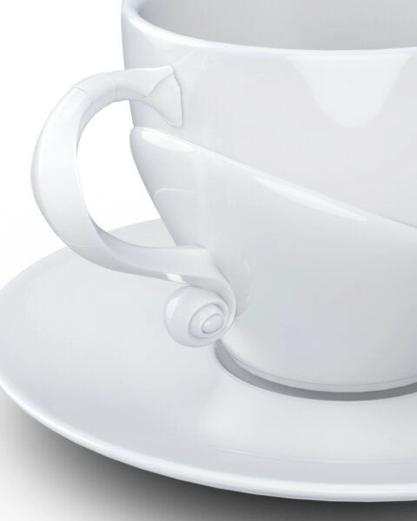 FIFTYEIGHT PRODUCTS TALENT Kaffeetasse „Johann Wolfgang von Goethe“ mit Unterteller (260 ml) – Ansicht 3