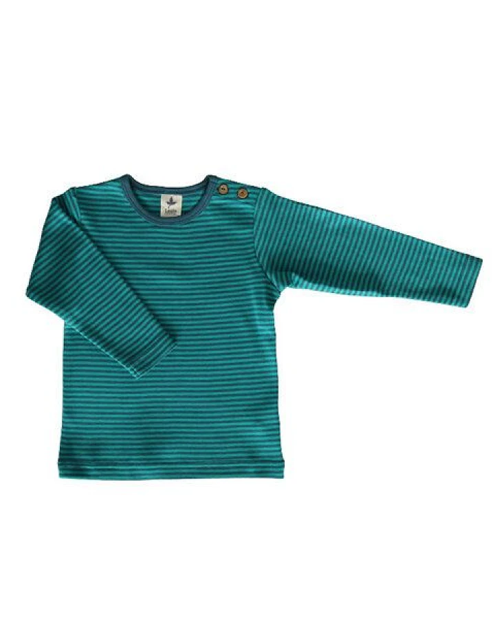 Leela Cotton Baby und Kinder Langarm Ringel-Shirt