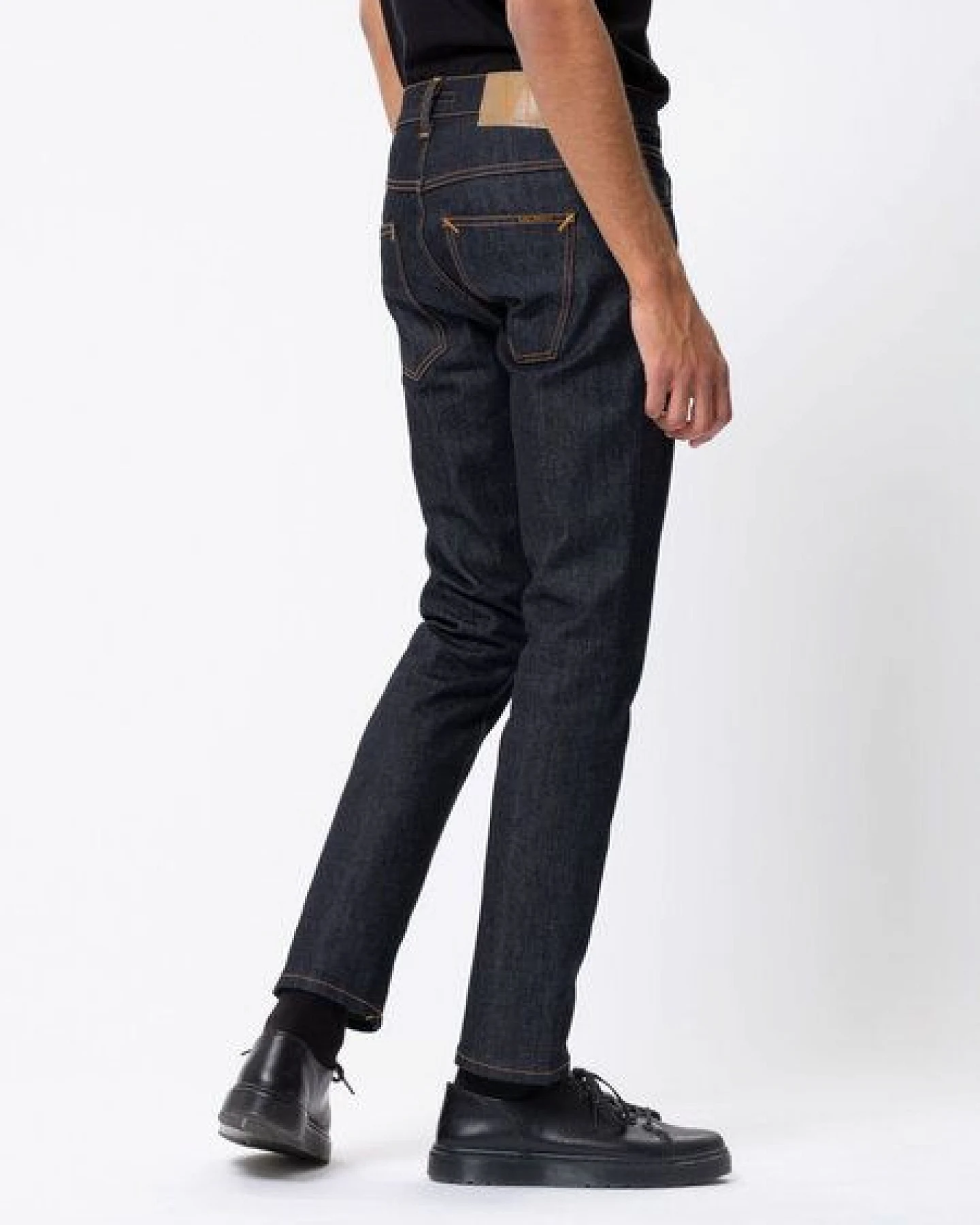 Nudie Jeans Grim Tim Dry True Navy – Ansicht 2