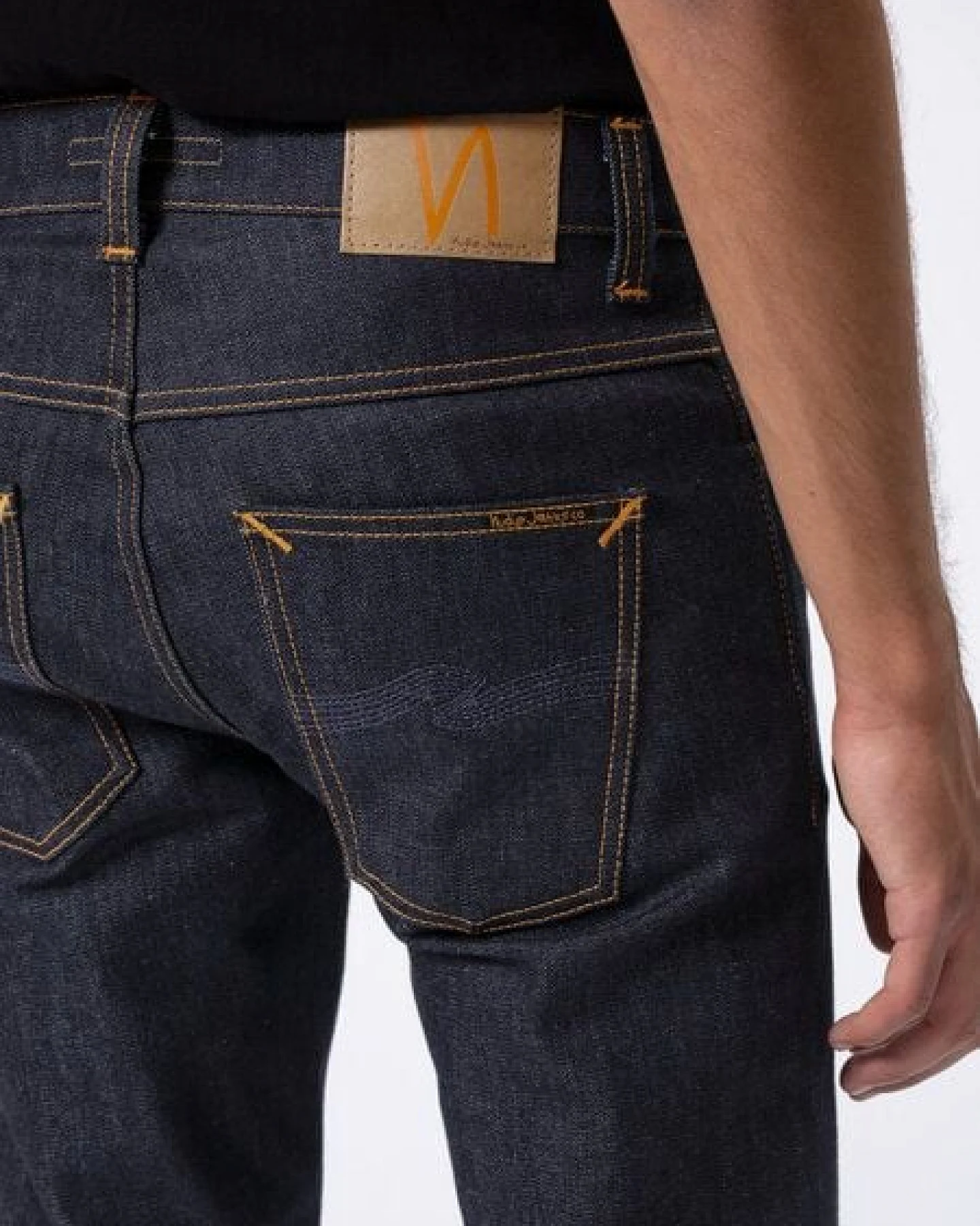 Nudie Jeans Grim Tim Dry True Navy – Ansicht 3