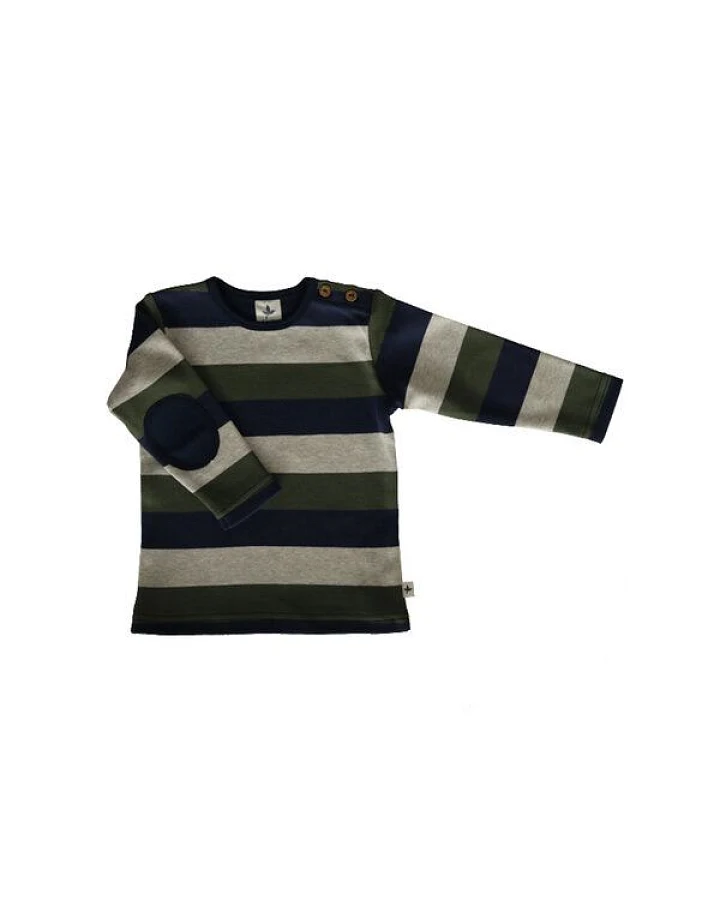 Leela Cotton Baby und Kinder Langarm Ringel-Shirt