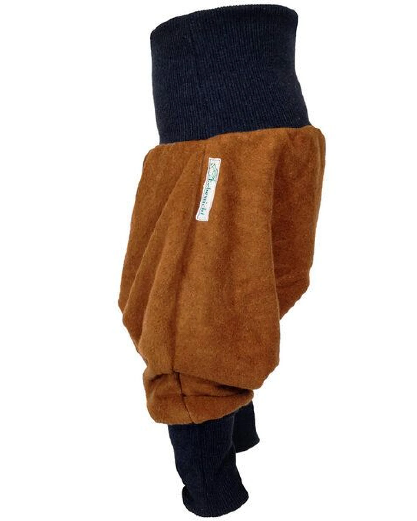 liebewicht Warme Yogahose Pumphose Bio Fleece braun – Ansicht 2