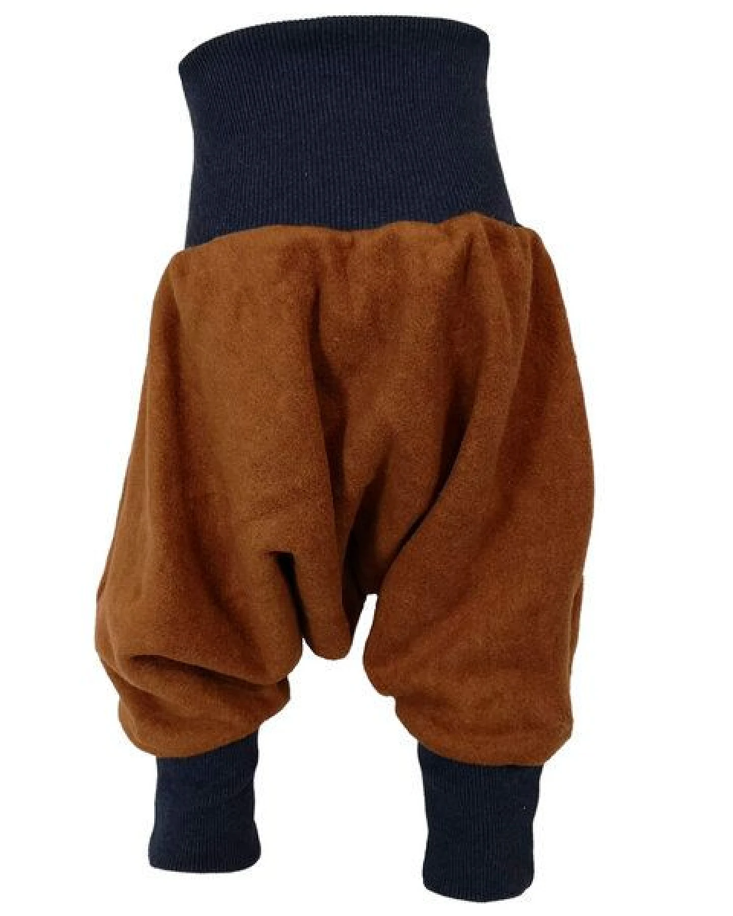 liebewicht Warme Yogahose Pumphose Bio Fleece braun – Ansicht 3