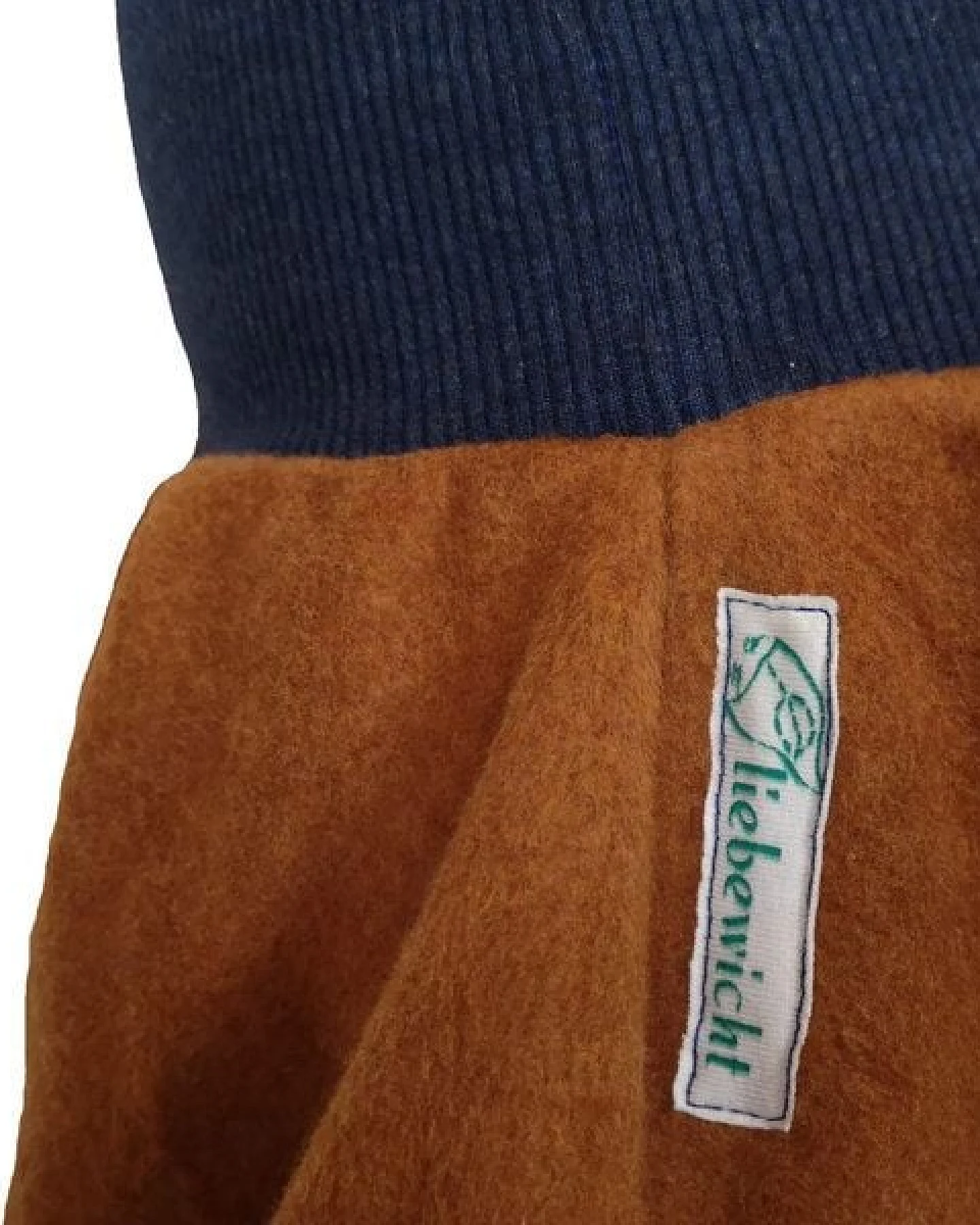liebewicht Warme Yogahose Pumphose Bio Fleece braun – Ansicht 4