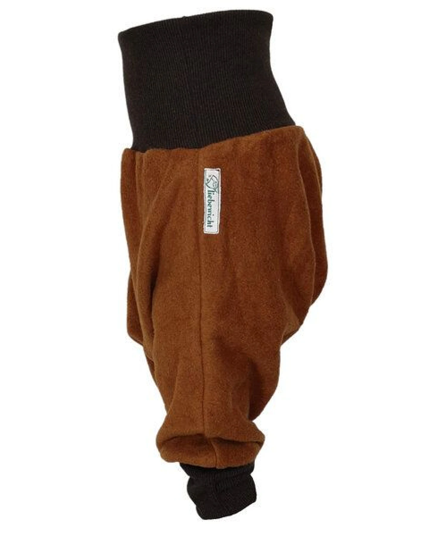 liebewicht Warme Yogahose Pumphose Bio Fleece braun – Ansicht 2