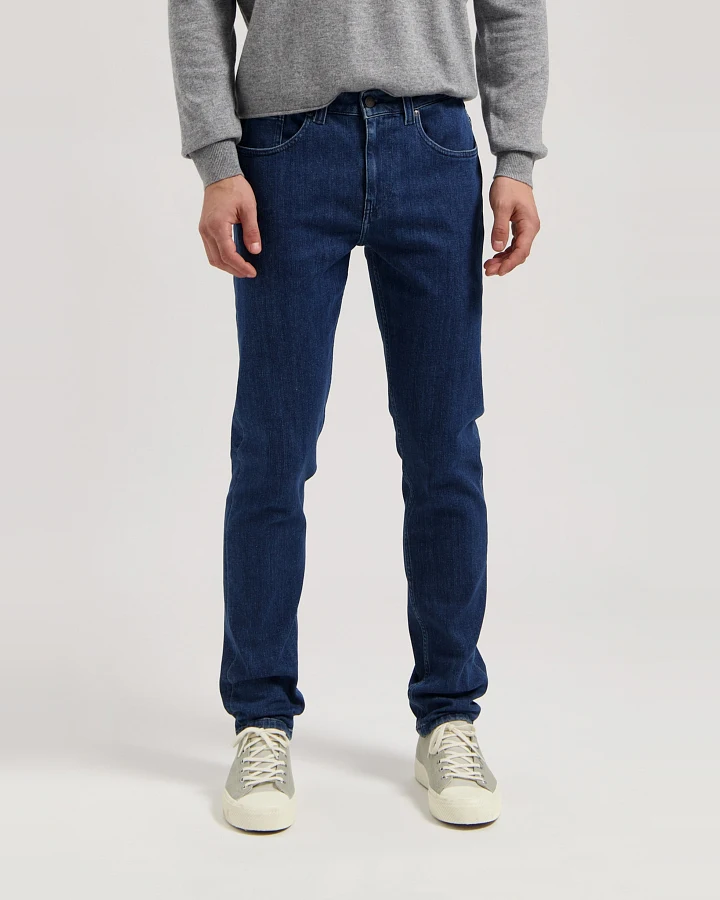 MUD Jeans Herren vegan Jeans Mid Slim Rick Stone Indigo