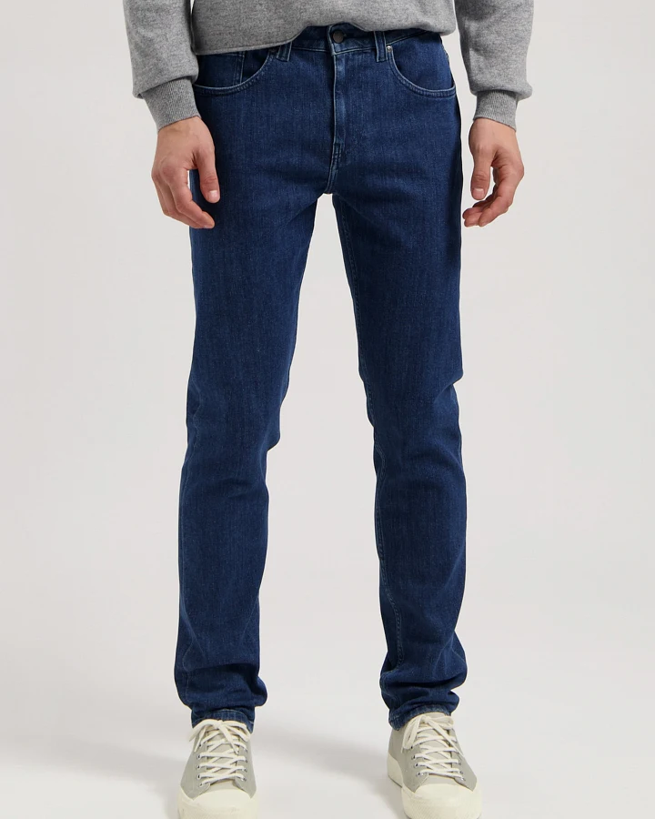 MUD Jeans Herren vegan Jeans Mid Slim Rick Stone Indigo
