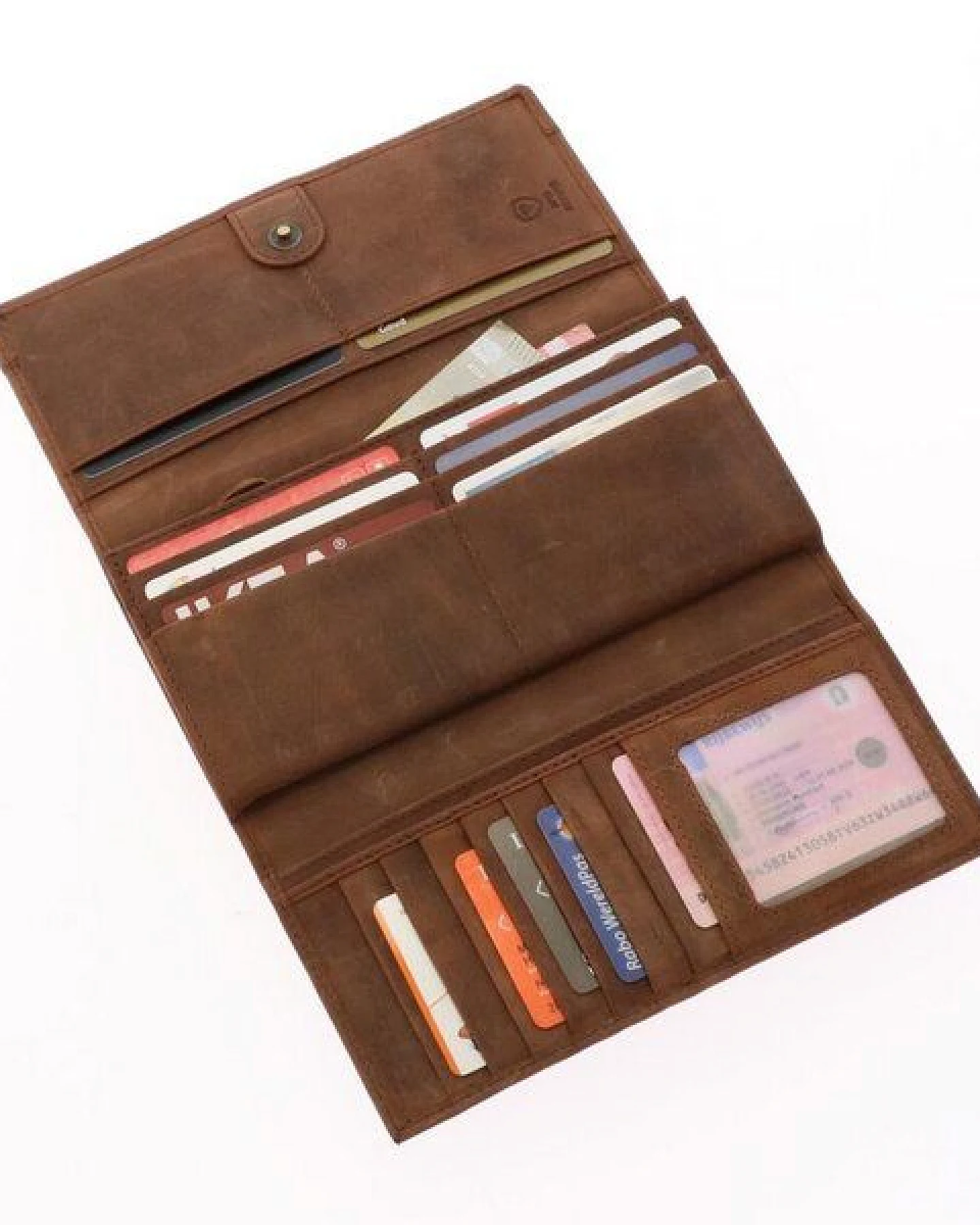 MoreThanHip Damen RFID Portemonnaie Brieftasche Ökoleder - Derby – Ansicht 2