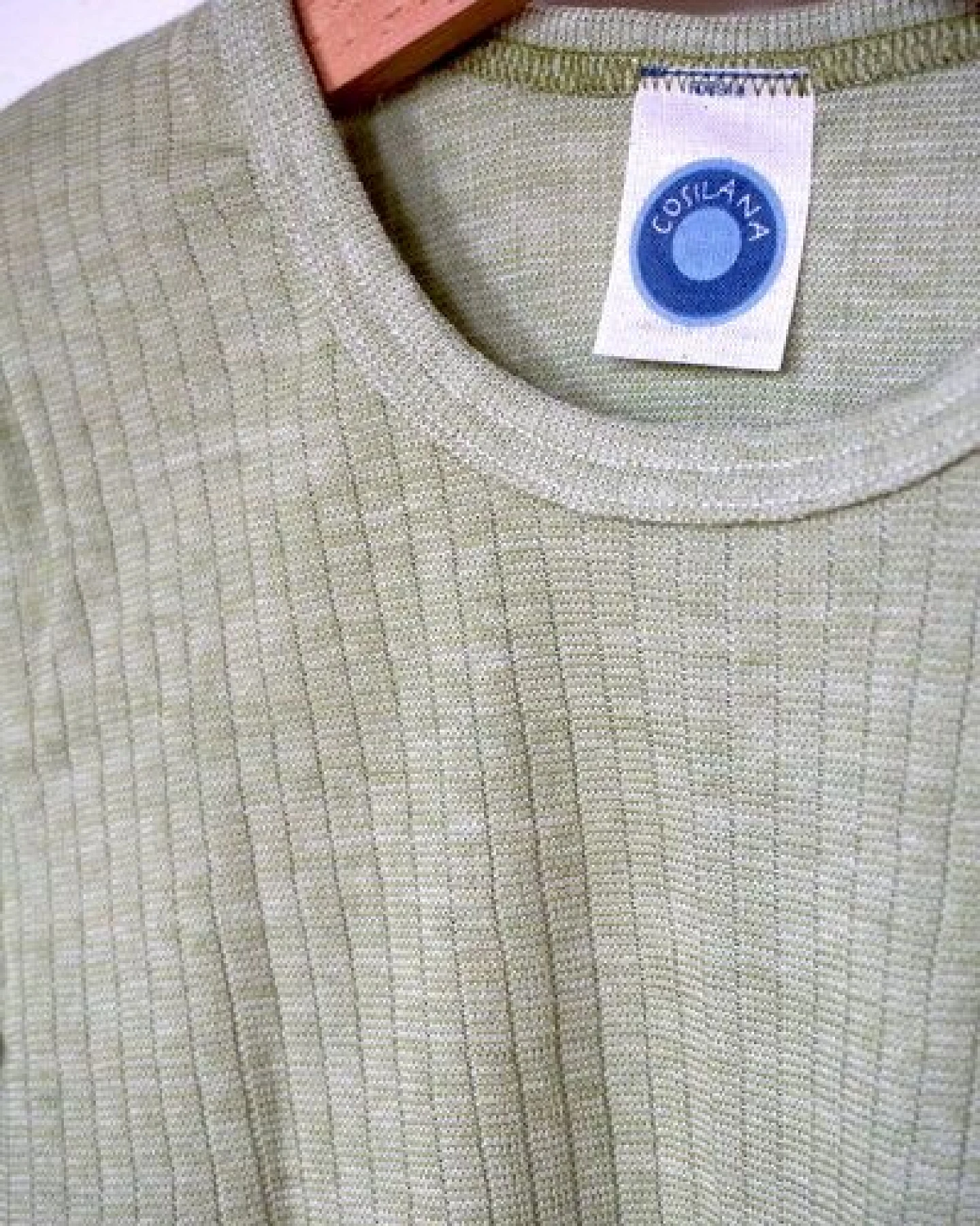 Cosilana Bio-Langarmshirt in Rippstruktur aus Seide/Wolle/Baumwolle – Ansicht 2