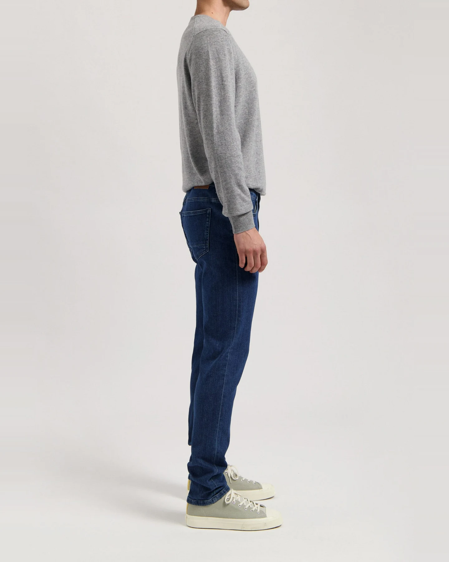MUD Jeans Herren vegan Jeans Mid Slim Rick Stone Indigo – Ansicht 2
