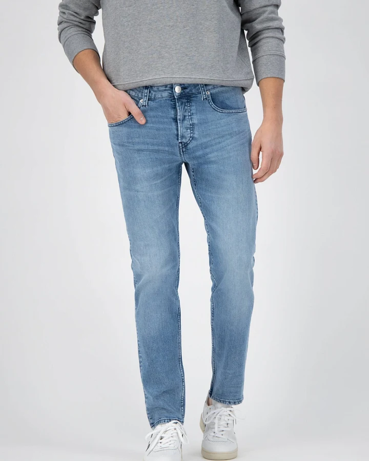 MUD Jeans Herren vegan Jeans Mid Slim Rick Old Stone