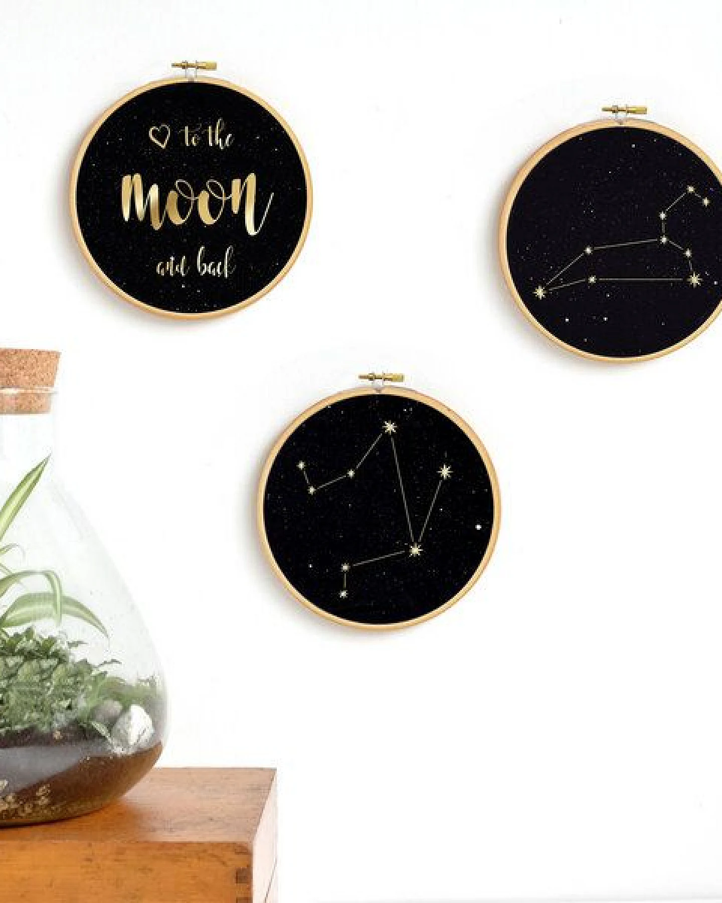 renna deluxe I love you to the moon and back, Golddruck – Ansicht 2
