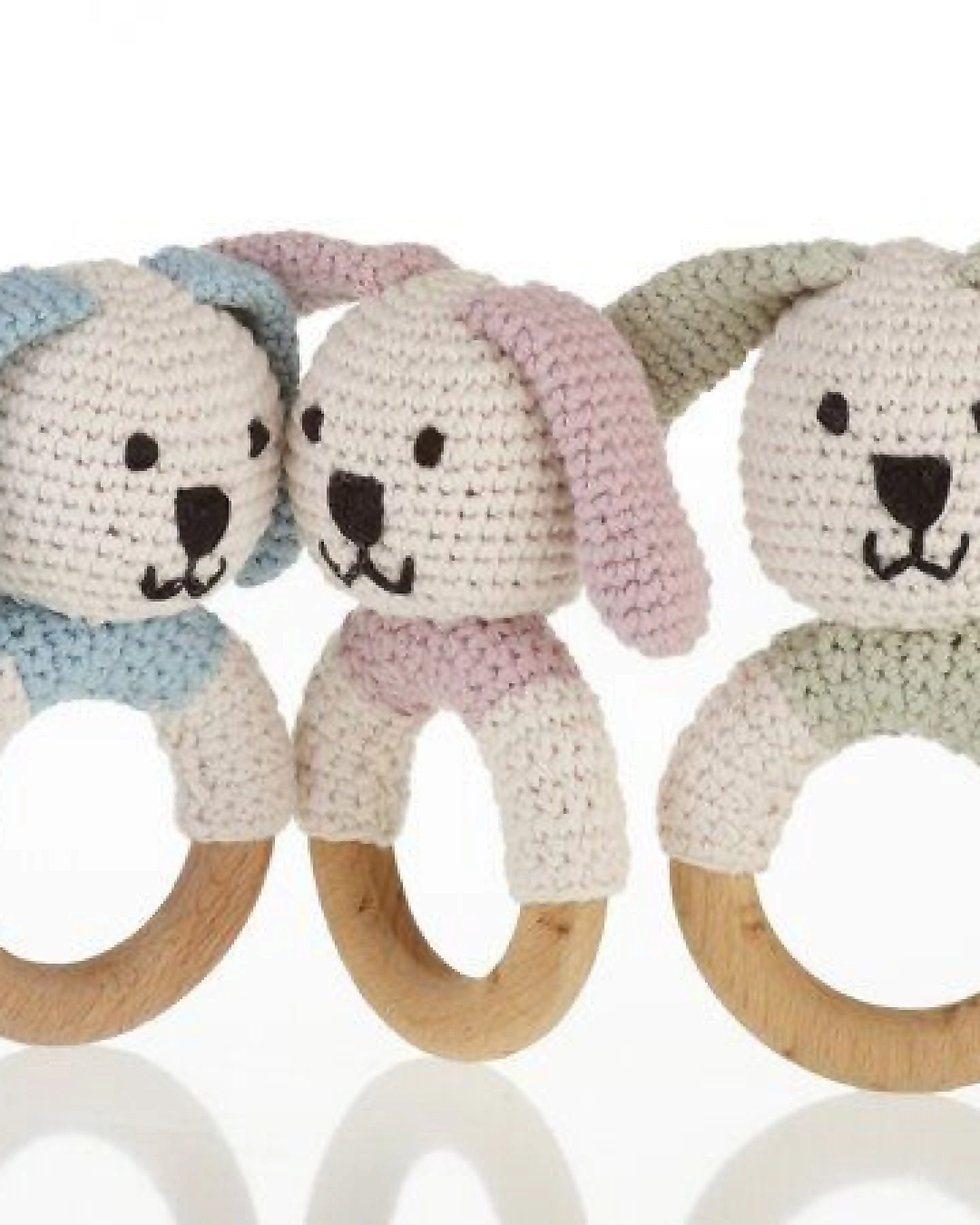 Pebble Holzring Hasen Rasselbande – Ansicht 2