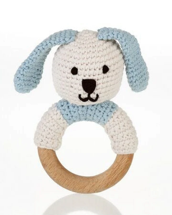 Pebble Holzring Hasen Rasselbande