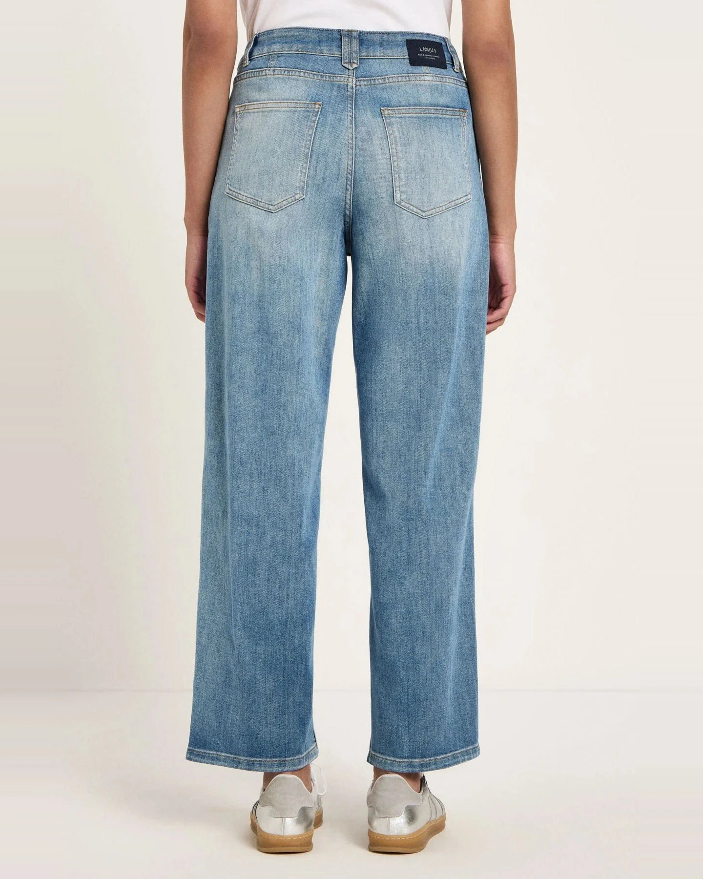 Jeans Relaxed Stonewash Blue Denim – Ansicht 3