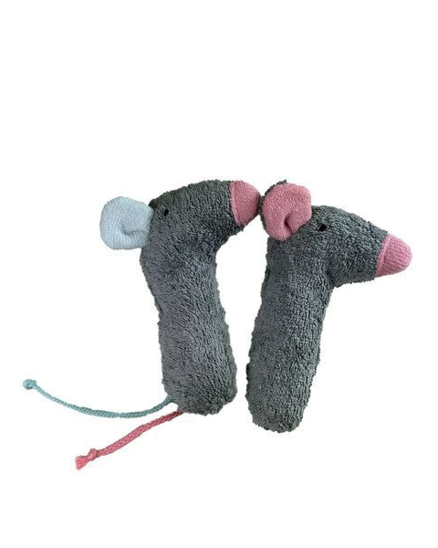 Pat und Patty Kuscheltier Greifling mit Rassel "Maus" , 100 % Baumwolle-kbA – Ansicht 2