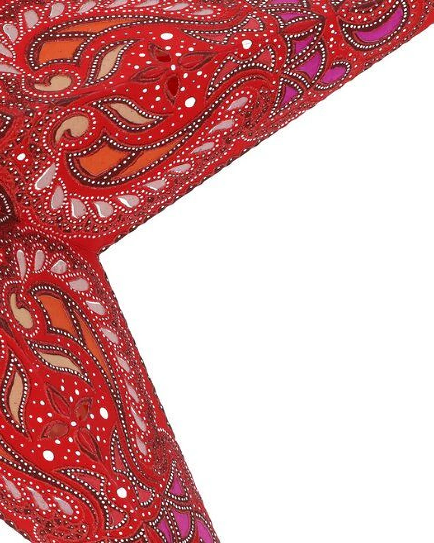 MoreThanHip Weihnachtsstern aus Papier Ø60 cm - inkl. Beleuchtungsset - Ganesha – Ansicht 3
